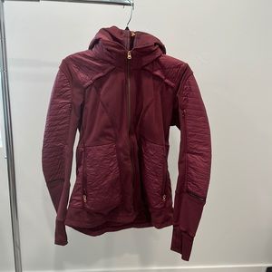 Maroon Lulu Lemon jacket